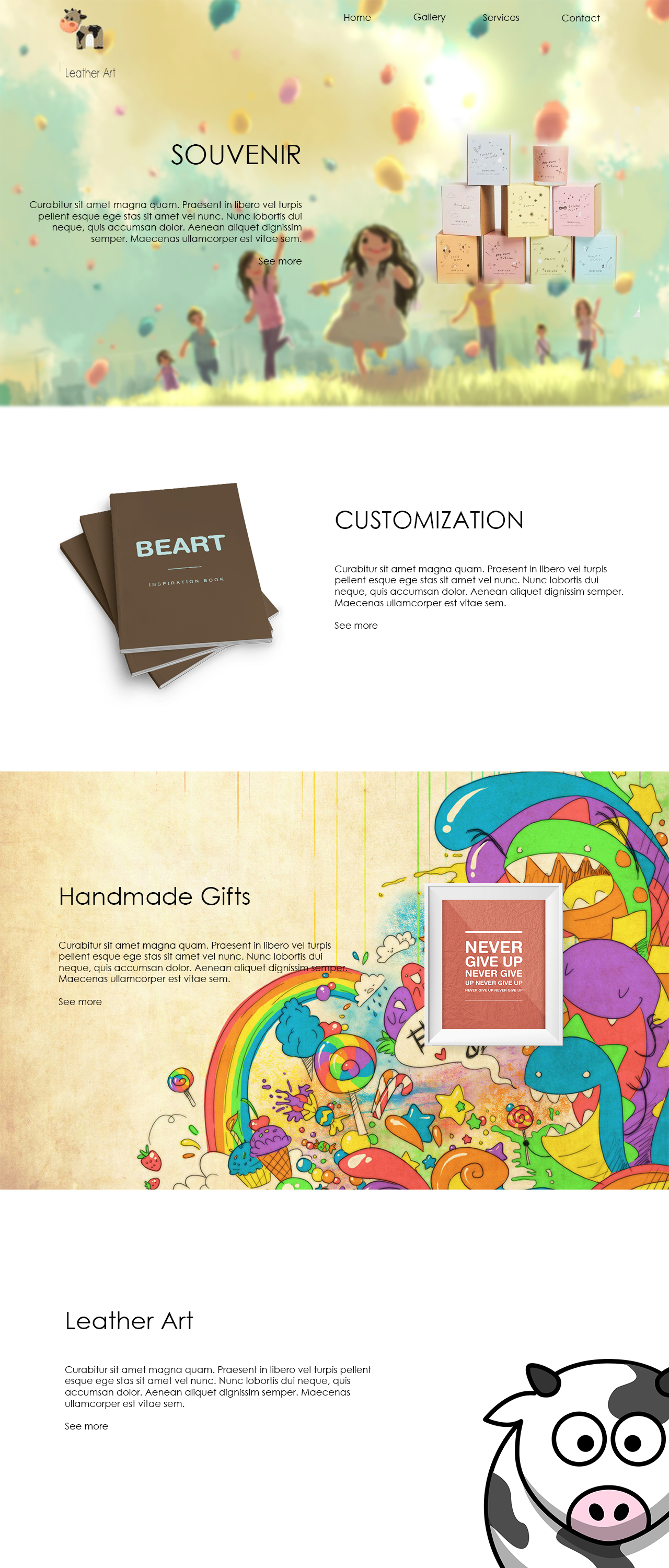 gift shop web design